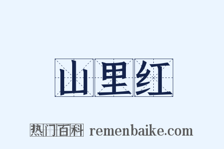 山里红是什么意思的图片